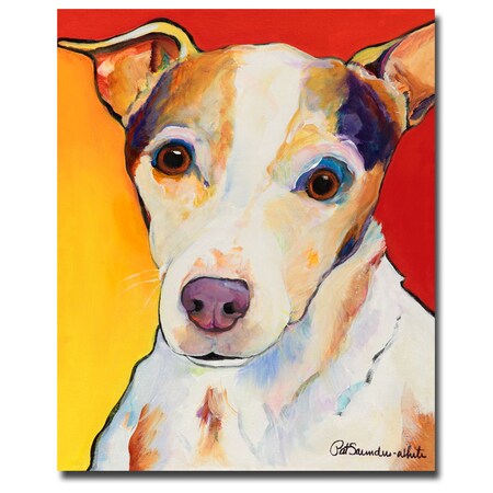 Trademark Fine Art Pat Saunders-White 'Polly' Canvas Art, 18x24 PS095-C1824GG